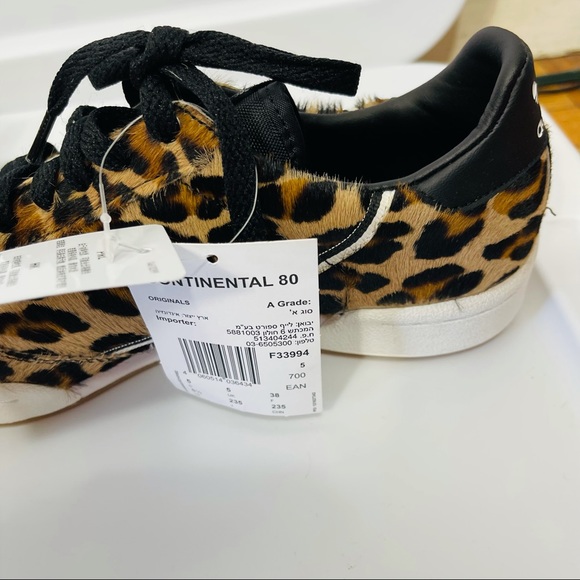 Adidas Continental 80 Leopard Sneakers F33994 7.5 - Picture 12 of 16